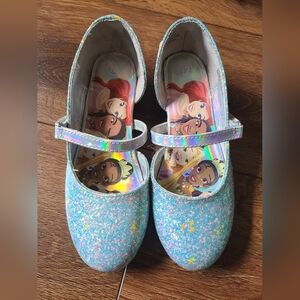 Disney Glittery Blue Dress Shoes for Kids